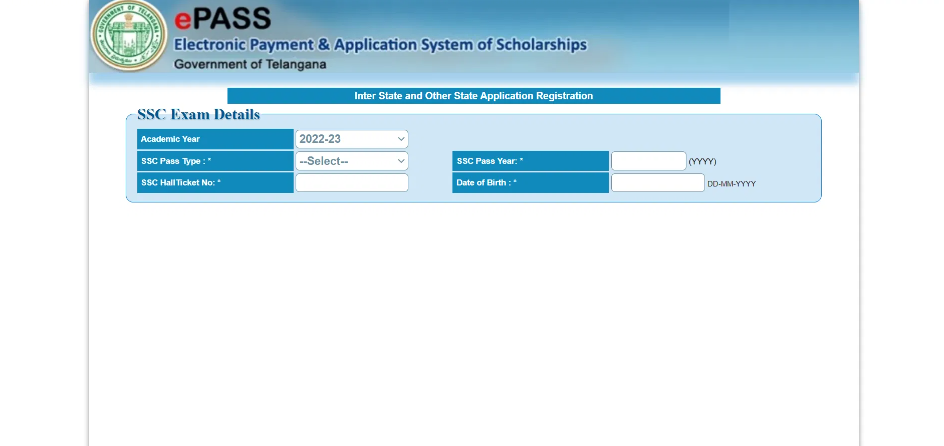 TS ePass Scholarship Scheme