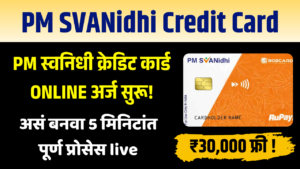 PM SVANidhi Credit Card 2026