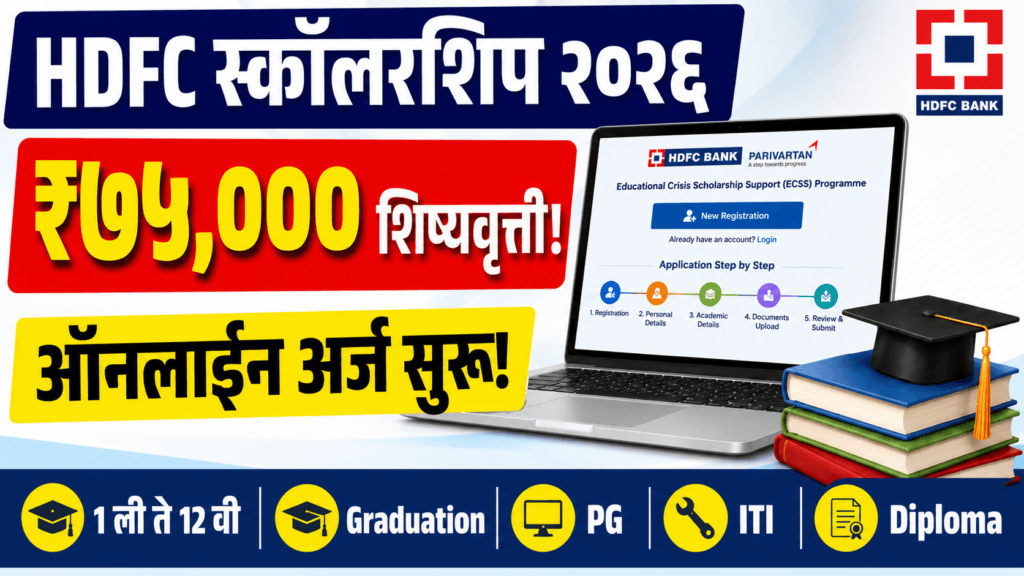 HDFC Bank Parivartan Scholarship 2026